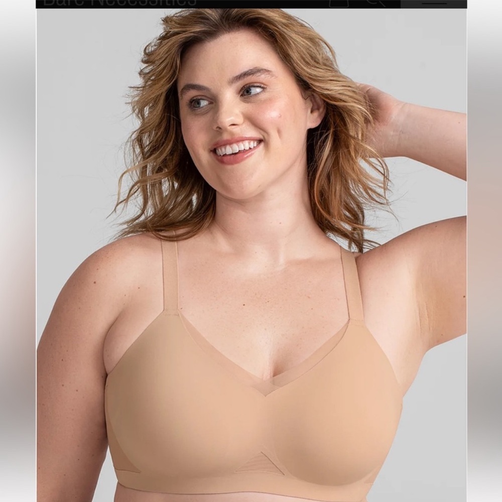 HONEYLOVE “CROSSOVER BRA” underwire free comfort bra. Size 2X soft feminine